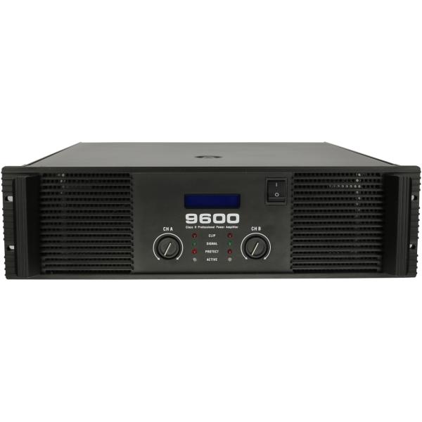 Buy Black Professional Power Amplifier 20kOhm Input Impedence and Cable Tie for Professional Sound Solutions at wholesale prices