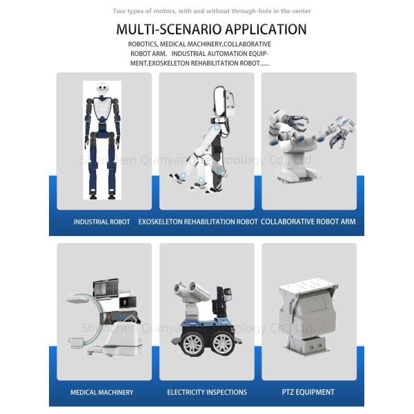 36W-1500W Robot Arm Joint Motor Servo Motor Joint DC 24V-48V Brushless