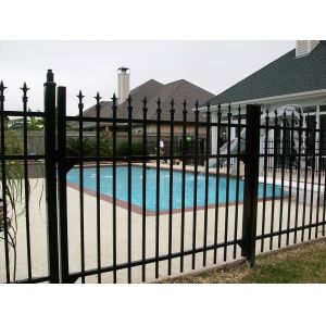 Zinc Steel Tubular Backyard Guard Fencing