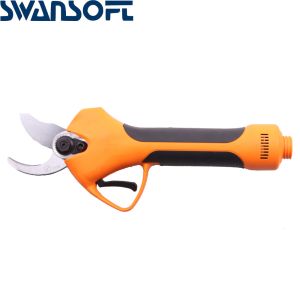 SWANSOFT Garden Metal Electric Pruner Scissors 4Ah Battery Cutting Pruning Shear