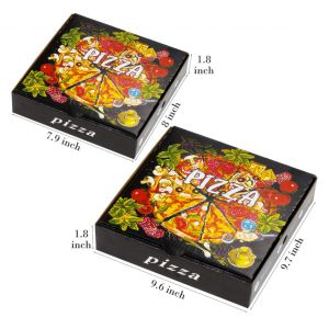 Quality Custom Logo Printed Paper Pizza Box Food Grade Preferred Material for sale