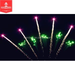 China China Professional Fireworks Display 10 Shots Fan Shape Single Row on sale