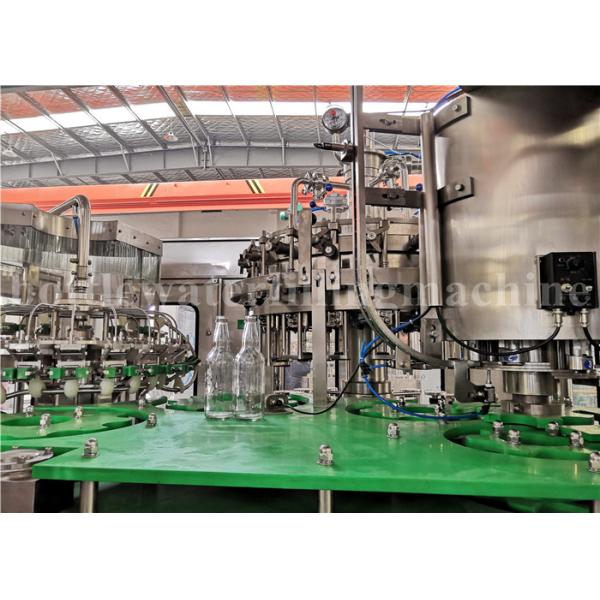 CE Carbonated Drink Filling Machine / Aerated Drink Sparkling Water Bottling