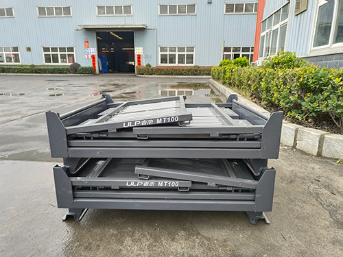 Large Stackable Steel Post Pallet Stillages Turnaround Transportation 1000*800