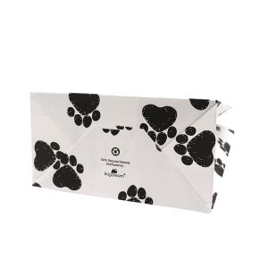 Recycled Paper Grocery Bags With Handles Biodegradable Disposable