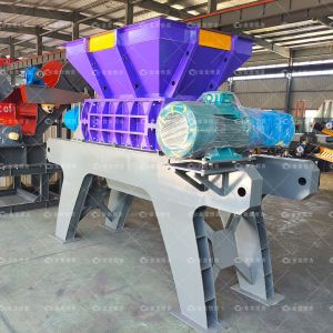 Double Shaft Metal Shredder with Wide Application Customizable Output Sizes for