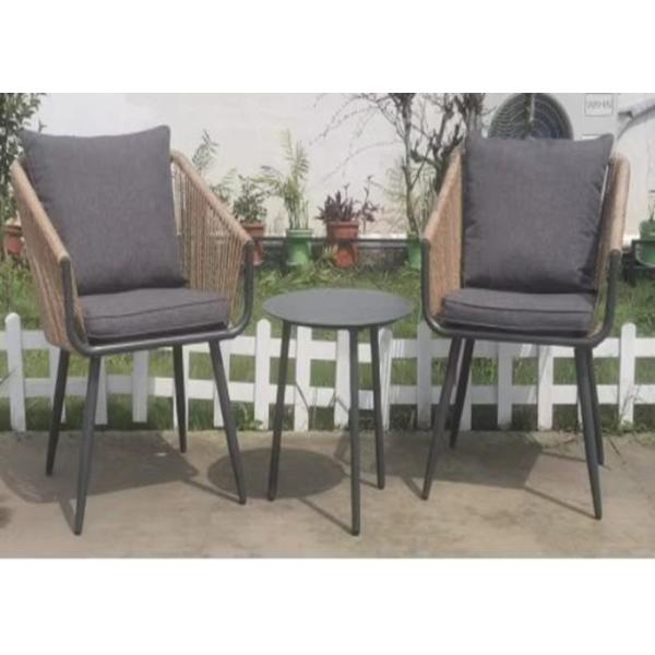 Buy KD Aluminum Garden Rattan Set Chair And Table Set at wholesale prices