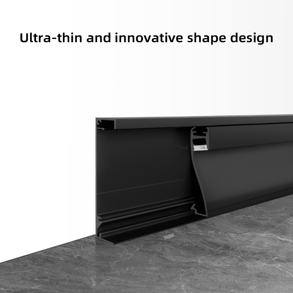 K80 LED Corner Aluminium Profile 80mm Height with PC Diffuser