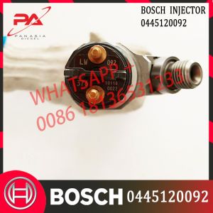 Common Rail Assembly Diesel Fuel Injector 0445120092 With Nozzle DLLA137P1648