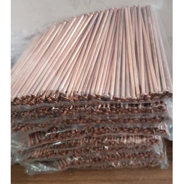 Copper Plated Capacitor Discharge Weld Pins 10gGa 12Ga 14Ga For Ship Deck