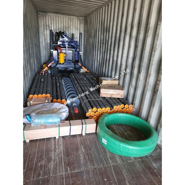 180m Mini Crawler Water Well Drilling Rig with 77.3KW YuChai Engine for Borehole