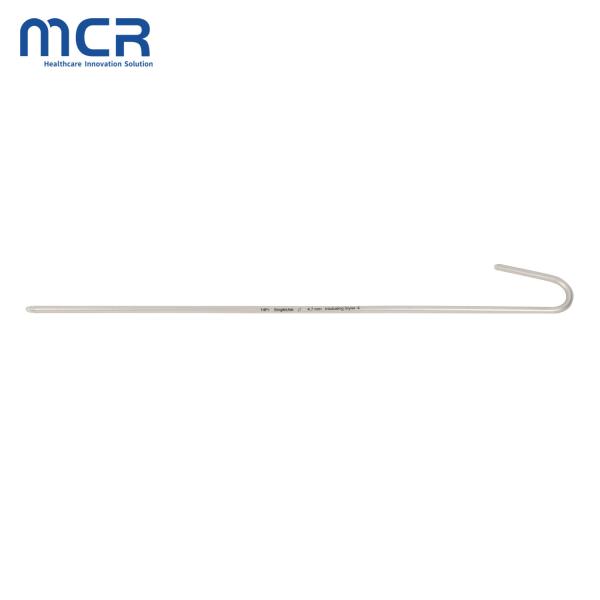 Disposable Aluminum Medical Guide Wire Intubation Stylet For Endotracheal Tube