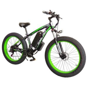 SMLRO 26 Inch Fat Tire Electric Bike 21Speed Geared With 60nm Torque