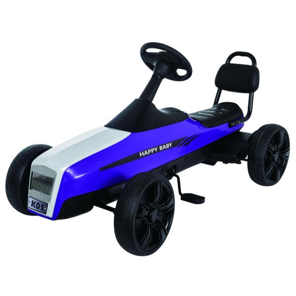 5-7 Years Old Unisex Children's Pedal Go-Kart Car with Adjustable Front and Rear Seats