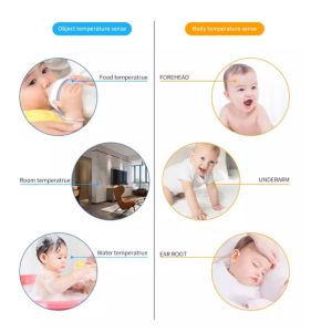 Smart fever digital infrared forehead thermometer CE FDA Certificated