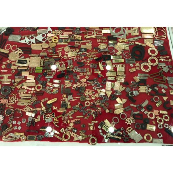 Custom Bright Zinc Alloy Metal Jeans Button Engraved Metal Button