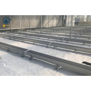 Greenhouse Plastic Hydroponic Growing Systems Vertical Cultivation Strawberry