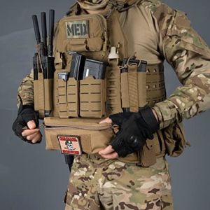 Outdoor Tactical Waist Bag, Tactical Drop Pouch with Hook and Loop for JPC CPC