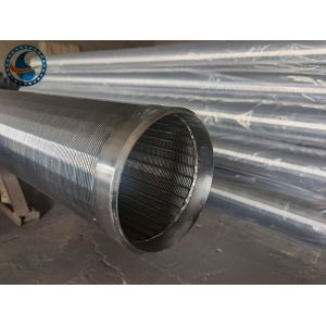 Quality Free Flow Vee Wire Downhole Slotted Tube Standard Construction for sale
