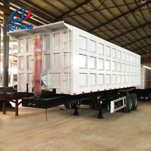 30-60T Side Dump Tipper Trailer with Air Bags Truck Trailer Semi-Trailer 3 Axles