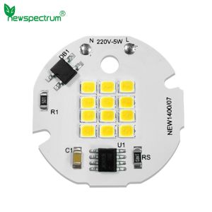 5W SMD LED Chip Encapsulation Series Brighter Safe And Reliable