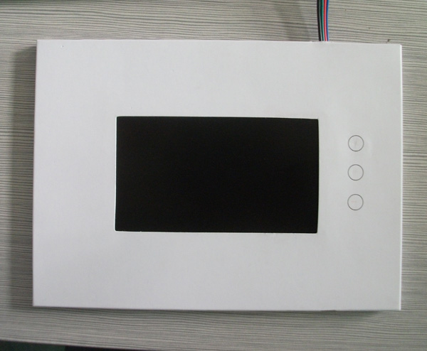 10 Inch Durable Lcd Video Business Cards / Postcard Movie Character Theme