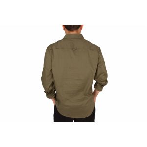 Solid Color Business Men'S Casual Stretch Shirts 59% Cotton 35% Nylon