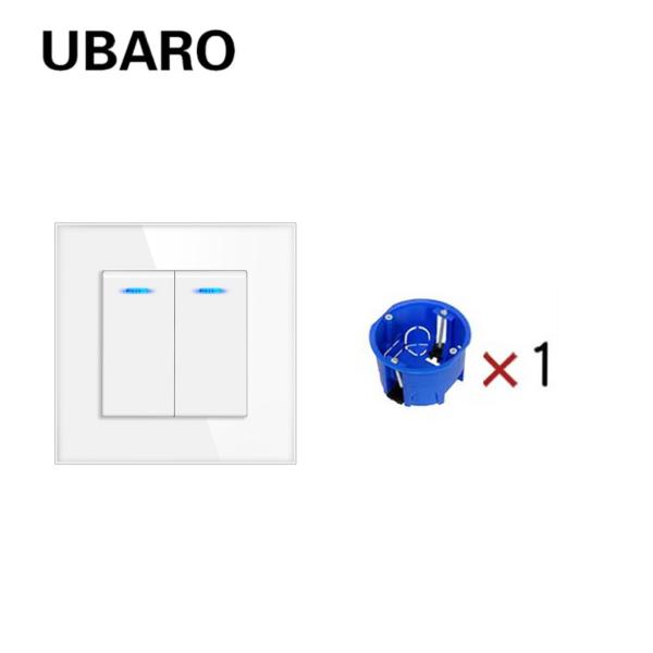 50Hz 60Hz Rocker Wall Switch Embedded Concealed Single Control Low Profile