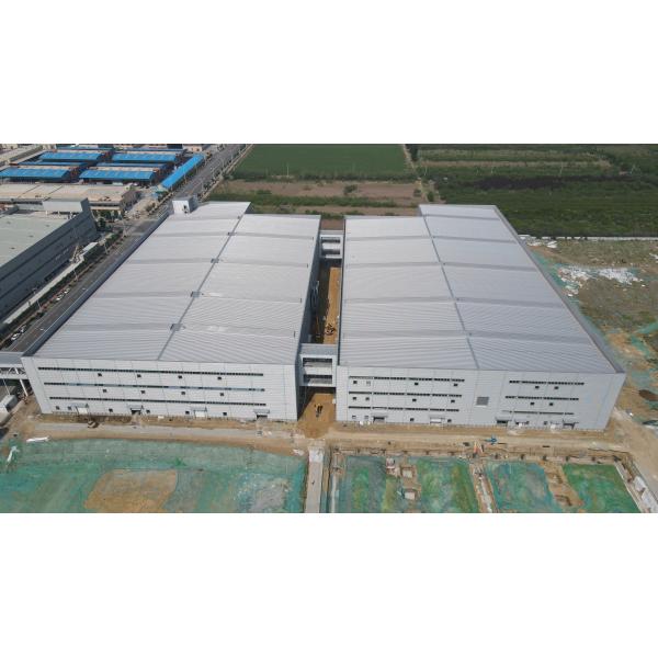Customized Color Metal Construction Building With Metal Roof Sandwich Panel