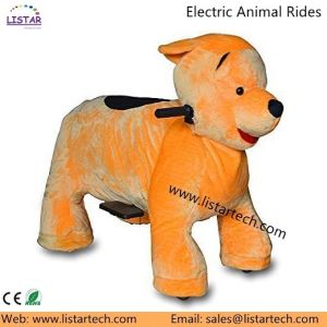 Quality coin operated walking animal scooters plush motorized animals for sale