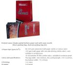 Charcoal Briquettes, BBQ Kraft Paper Charcoal Bag, Grill Packing Bag, Size 3kg