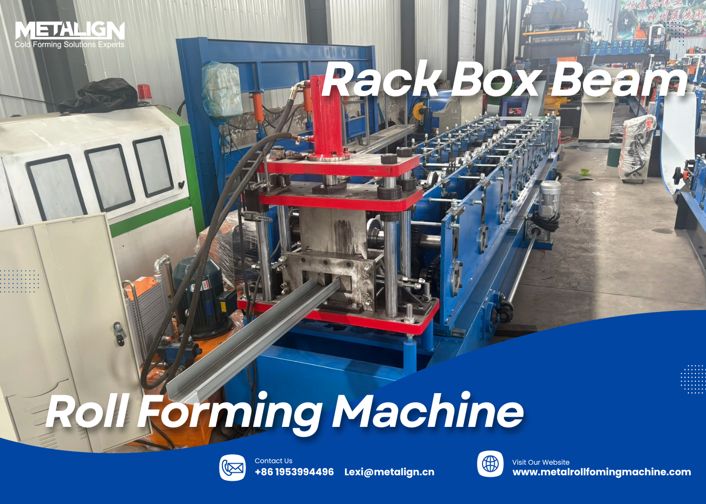 Industrial Stacking Heavy Duty Beam Box Storage Metal Shelf Rack Roll Forming