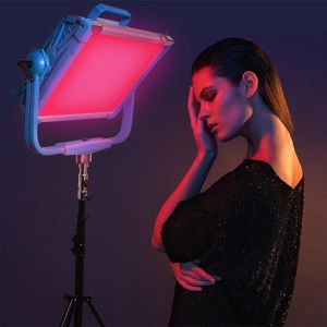 Sky Blue 12 Effects RGB LED Film Lights Lamp 2800K 9990K DMX Control