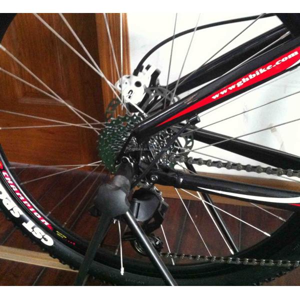 26" OEM Customized USA CE Adult Men 24 Speeds Aluminum Full Suspension Mountain Bicycle