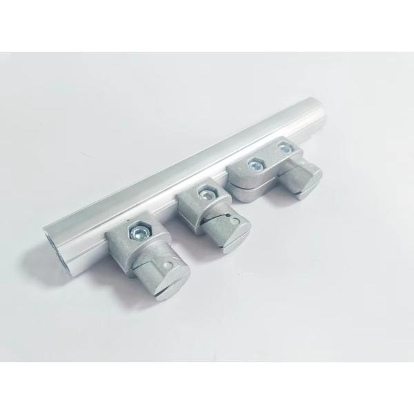 Slivery Sandblasting ADC-12 Aluminum Pipe Joints Multi Connector Long Inner Type AL-1-C