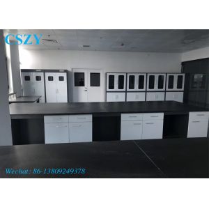 China School Steel Chemistry Lab Furniture With Hanging Cupboard on sale