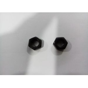 Black Zinc Stud Nut Bolt , M8 Hex Nut ISO Standard For Furniture Machine Industry