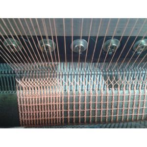 Blue Wrap Knitted Agricultural Netting Roll Windbreak Net , Uv Protection