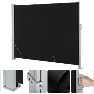 Privacy Screen Side Awning 1.8*3m Dark Grey