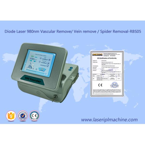 980 Nm Skin Tightening Machine / Diode Laser Vascular Spider Removal Device