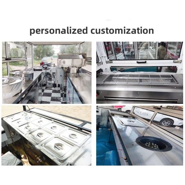 110v/220v Voltage 1.5KW-4.5kw Citroen Electric Food Truck for Mobile Food Cart