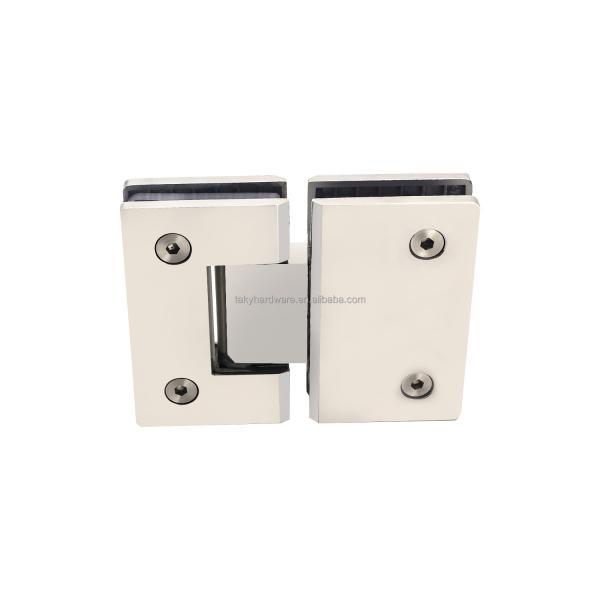 45KG Stainless Steel 90 Degree Glass Shower Hinge for Bathroom Glass Screen Long Life