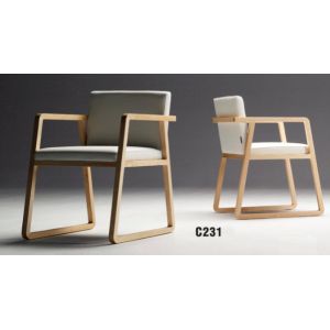 China America style solid wood arm leisure chair furniture on sale