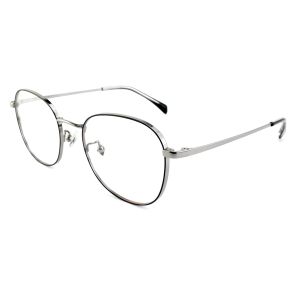 FM2582 Lightweight Round Metal Glasses Frame , Customized Optical Spectacle