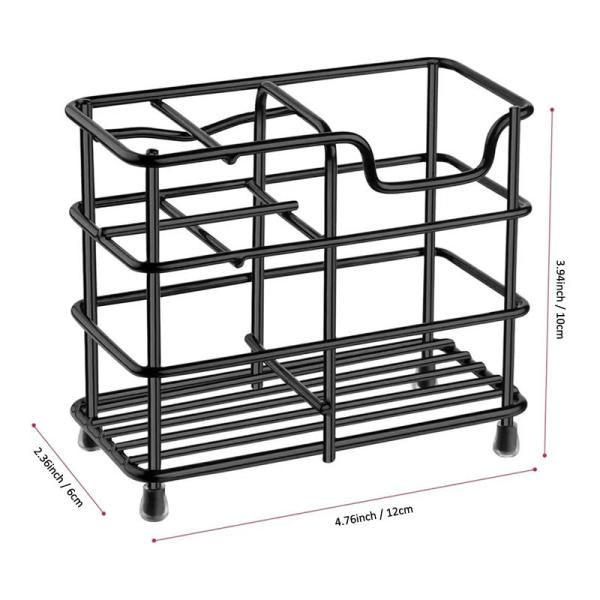 Single Marble Stone Stainless Steel Toothpaste Holder Stand Bathroom Accessories Organizer Toothbrush Holder