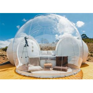 High Safety Custom Inflatable Tent Transparant Covered With Frame Tunnel