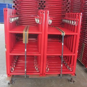 Hot Dip Galvanized Q235 Scaffold Narrow Ladder for Construction