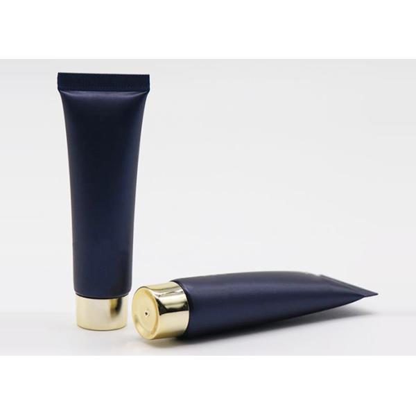 Buy Black Surface Biodegradable Cosmetic Tubes 100ml With Golden Screw Cap at wholesale prices