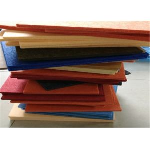 Flame Retardant Mute Flow PET Felt Acoustic Panel 9mm