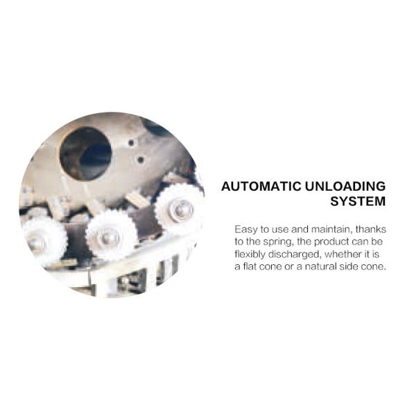 1.5hp 7kg / Hour Sugar Cone Production Line Food Making Machine